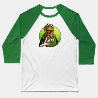 Green Frog Heroo Baseball T-Shirt